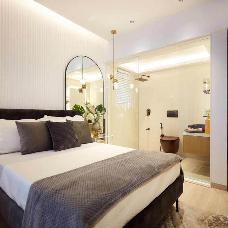 Bedroom, dosti-planet-north 3 Bedroom 861 Sq.Ft. Apartment In Dawale Thane 8241203