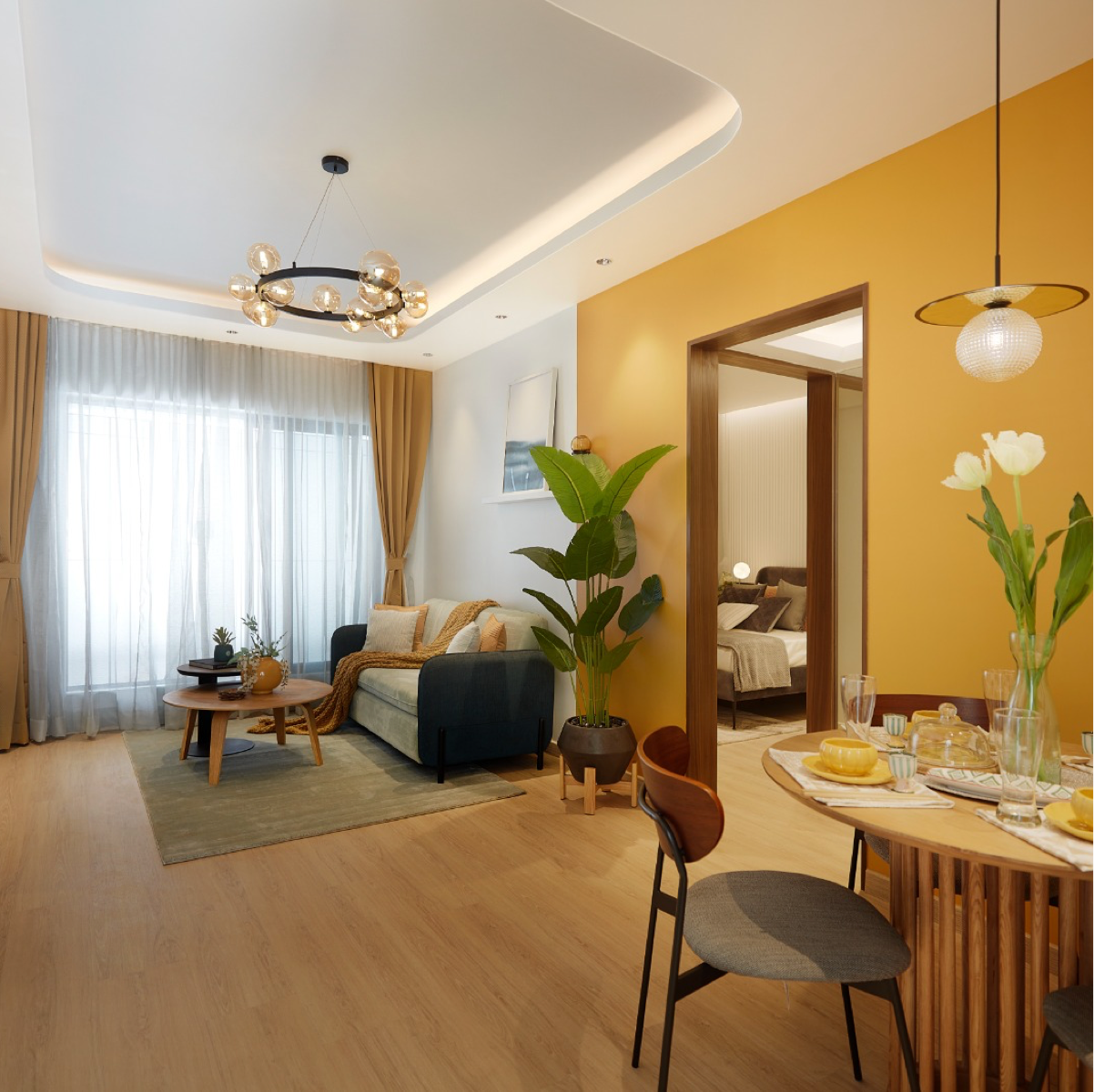 3 BHK 861 Sq.Ft. Apartment in Dosti Planet North