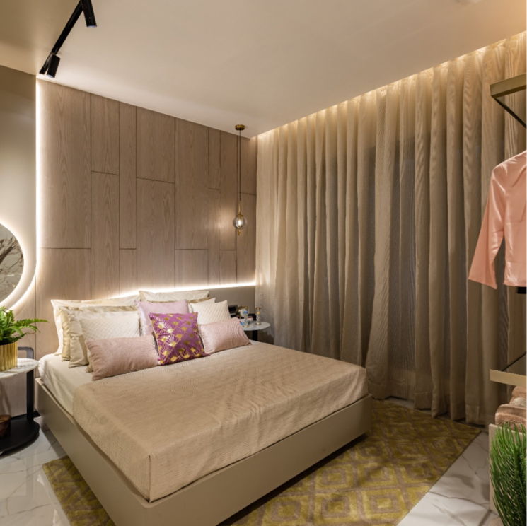 Bedroom, dosti-planet-north 3 Bedroom 861 Sq.Ft. Apartment In Dawale Thane 8241203