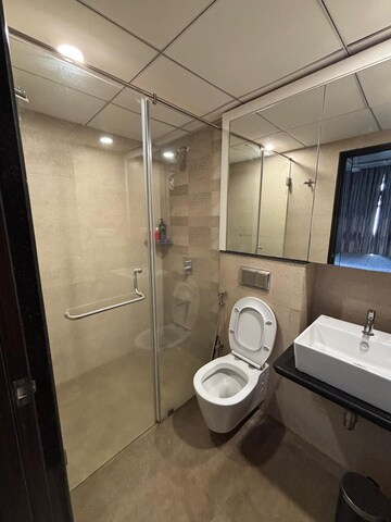 Bathroom in 2 BHK Apartment at Mahindra Roots, Kandivali East – for Rent