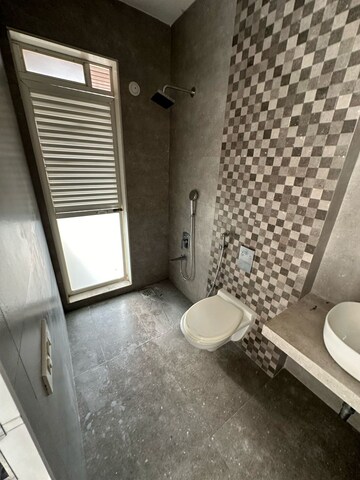 Bathroom in 3 BHK Apartment at Satyam Imperial Heights, Ghansoli – for Rent