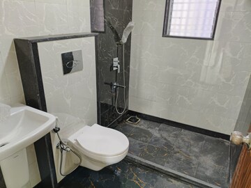 Bathroom in 3 BHK Apartment at New India Himalaya, Andheri East – for Rent