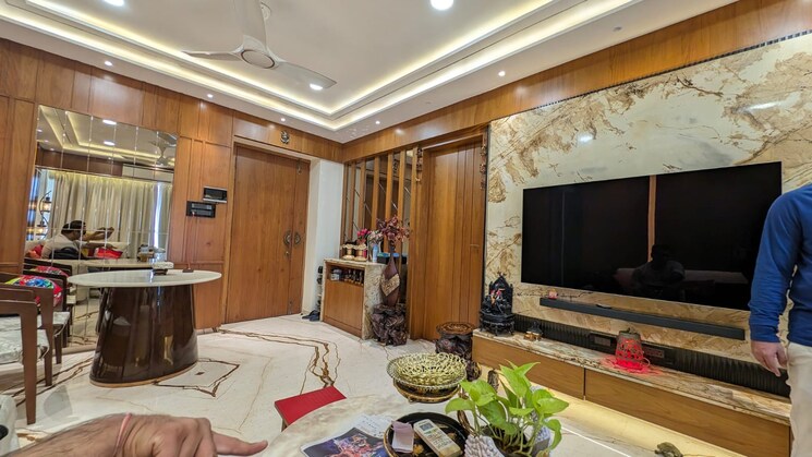 Living Room, nine-dimensions-shanta-durga 3 Bedroom 902 Sq.Ft. Apartment In Mahim Mumbai 8241414