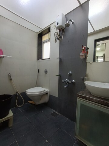 Bathroom in 2 BHK Apartment at Sarovar Darshan, Panch Pakhadi – for Rent