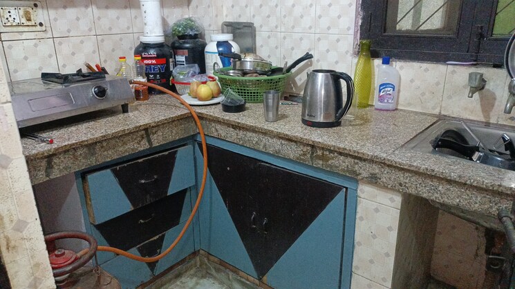 Kitchen, vaishali sector 5 1 Bedroom 560 Sq.Ft. Builder Floor In Vaishali Sector 5 Ghaziabad 8241474