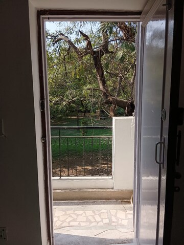 Balcony in 2 BHK Builder Floor at East Of Kailash – for Rent