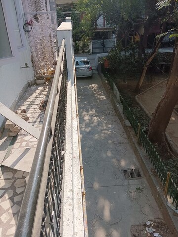 Balcony in 2 BHK Builder Floor at East Of Kailash – for Rent