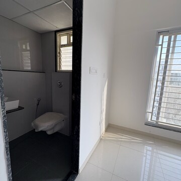 Bathroom in 2 BHK Apartment at Goel Ganga Altus, Santipur – for Rent