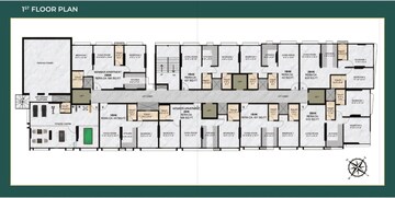 Floor Plan in 1 BHK Apartment at Sayba Elegant, Kurla East – for Sale
