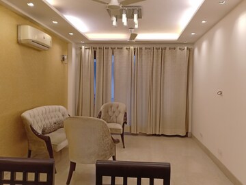 Living Room in 3 BHK Apartment at Greater Kailash I – for Rent