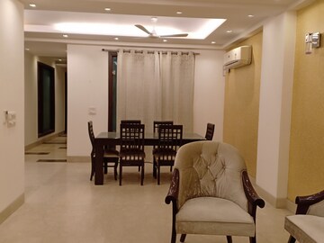 Living Room in 3 BHK Apartment at Greater Kailash I – for Rent