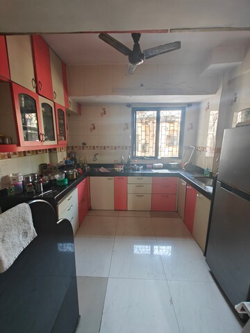Kitchen in 2 BHK Apartment at Shree Shyam Smruti, Nerul – for Rent