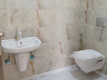 Bathroom in 3 BHK Apartment at Khirki Extension – for Rent