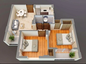 Furnished Amenities in 2 BHK Apartment at Aaditri Everest, Ameenpur – for Sale