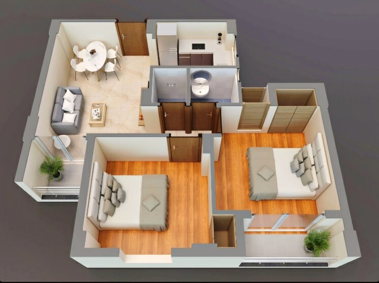 undefined, aaditri-everest 2 Bedroom 1335 Sq.Ft. Apartment In Ameenpur Hyderabad 8241901