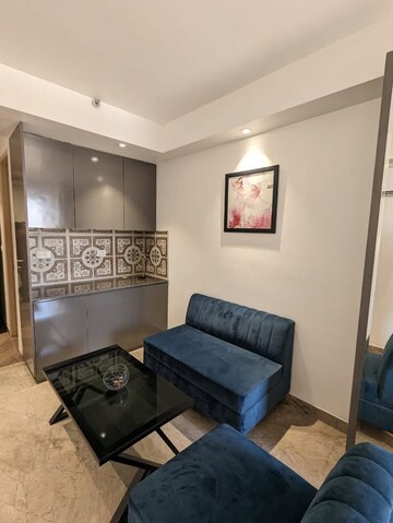 Living Room in 2 BHK Apartment at Maya Garden City, Lohgarh – for Rent