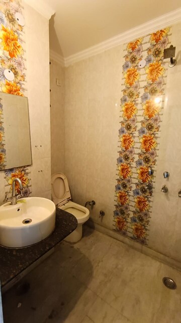 Bathroom in 2.5 BHK Apartment at Paschim Vihar – for Rent