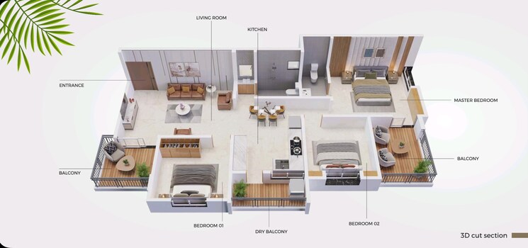Floor Plan, mohannagar-chs 3 Bedroom 1072 Sq.Ft. Apartment In Baner Pune 8242114