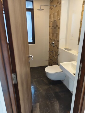 Bathroom in 3 BHK Apartment at Lodha Parkside, Worli – for Rent
