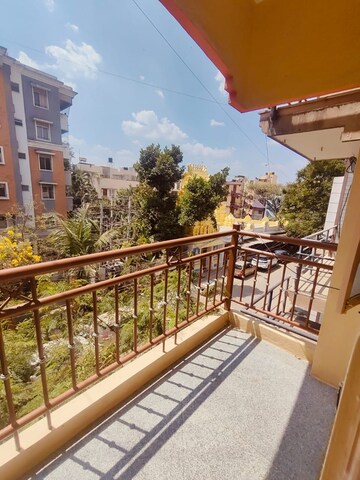 Balcony in 2 BHK Builder Floor at Indiranagar – for Rent