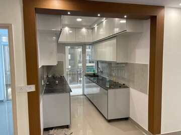 Kitchen in 3 BHK Apartment at Aims Greens Avenue, Sector 4, Greater Noida – for Rent