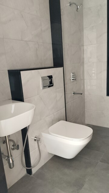 Bathroom in 2 BHK Apartment at Lodha Vista, Lower Parel – for Rent
