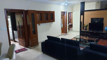 Living Room in 2.5 BHK Apartment at Godrej Woodsman Estate, Hebbal – for Rent
