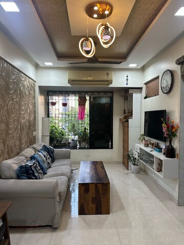 Living Room in 2 BHK Apartment at Seawoods – for Rent