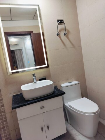 Bathroom in 3 BHK Builder Floor at Central Park 3 Flower Valley, Sohna Sector 33 – for Rent