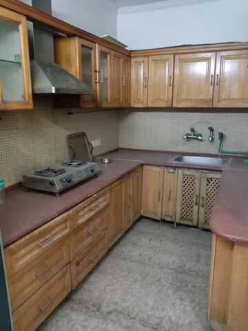 Kitchen in 3 BHK Apartment at Gagan Vihar – for Rent