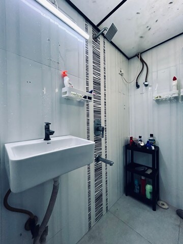 Bathroom in 2.5 BHK Apartment at Rustomjee Elanza, Malad West – for Rent