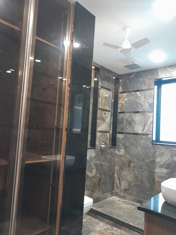 Bathroom in 3 BHK Apartment at Raja Park – for Sale