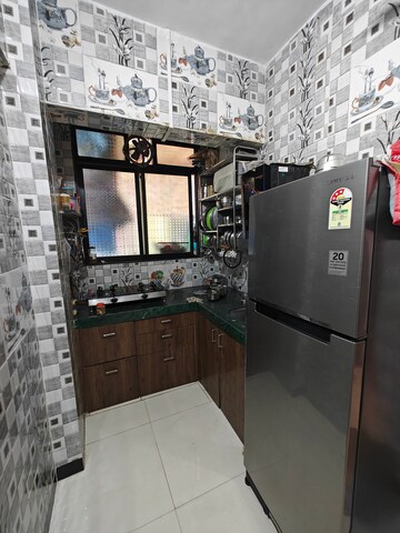 Kitchen in 1 BHK Apartment at Nerul Sector 20 – for Sale
