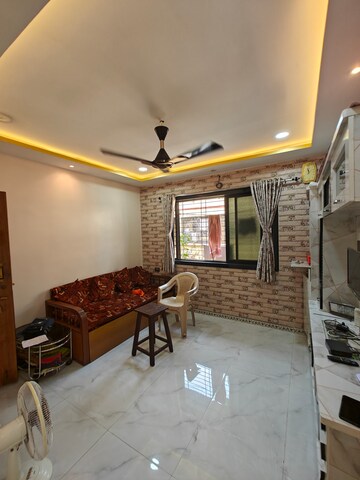 Living Room in 1 BHK Apartment at Nerul Sector 20 – for Sale