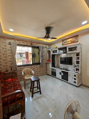 Living Room in 1 BHK Apartment at Nerul Sector 20 – for Sale
