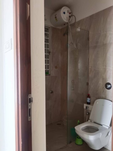 Bathroom in 2 BHK Apartment at Romell Aether, Goregaon East – for Rent
