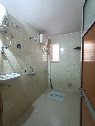 Bathroom in 3 BHK Apartment at Seawoods – for Rent