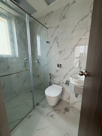 Bathroom in 2 BHK Apartment at Aurum Q Islands, Ghansoli – for Rent