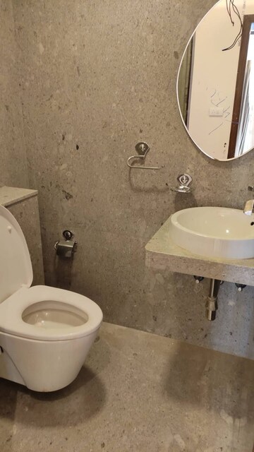 Bathroom in 3 BHK Apartment at S Raheja Sapphire, Santacruz West – for Rent