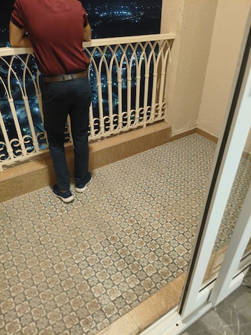Balcony in 2 BHK Apartment at Sarvodaya Onyx, Kalyan West – for Rent