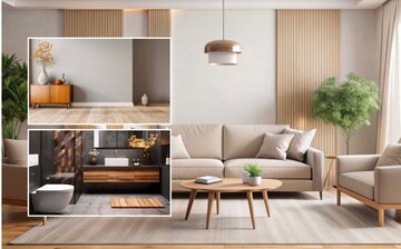 Living Room in 3 BHK Apartment at Siddhivinayak The Landmark, Undri – for Sale