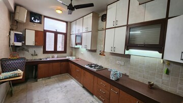 Kitchen in 3 BHK Builder Floor at Greater Kailash I – for Rent