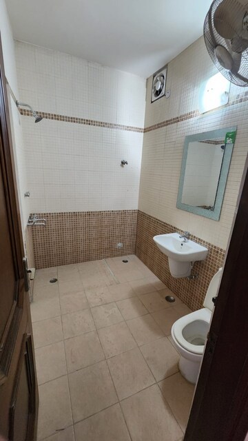 Bathroom in 3 BHK Builder Floor at Greater Kailash I – for Rent