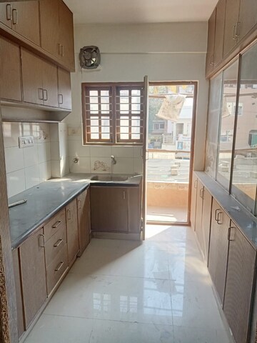 Kitchen in 3 BHK Apartment at 7th Residency, Kodihalli – for Rent