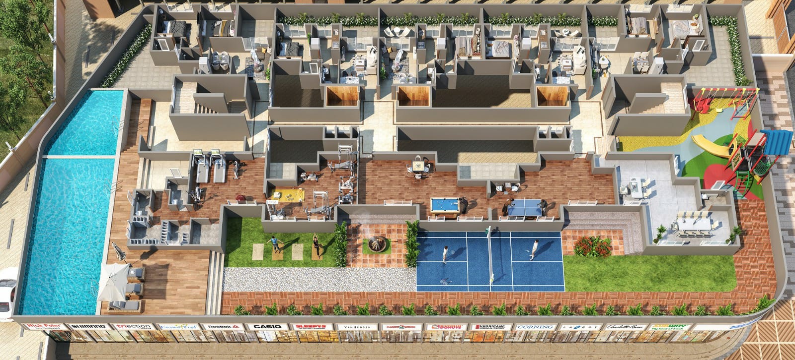 1 BHK Apartment For Sale in Palm Season Square