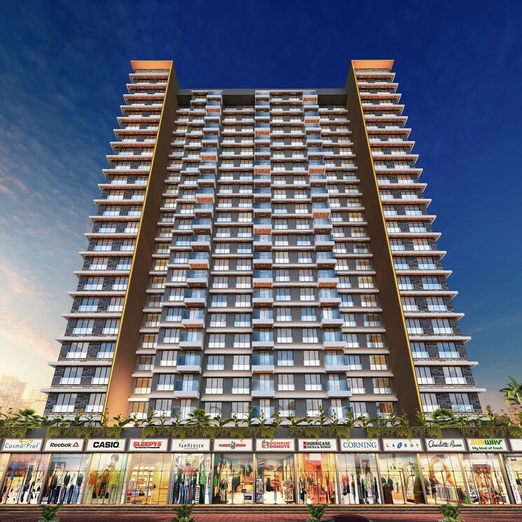 Exterior View, palm-season-square 2 Bedroom 567 Sq.Ft. Apartment In Akurli Navi Mumbai 8244504