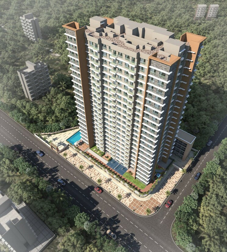 Exterior View, palm-season-square 2 Bedroom 567 Sq.Ft. Apartment In Akurli Navi Mumbai 8244504