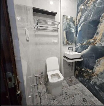 Bathroom in 3 BHK Builder Floor at DLF Vibhuti Khand, Gomti Nagar – for Rent