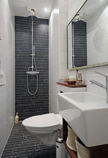 Bathroom in 3 BHK Builder Floor at DLF Vibhuti Khand, Gomti Nagar – for Rent