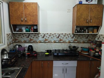 Kitchen in 3 BHK Apartment at Gaurs Siddhartham, Siddharth Vihar – for Rent